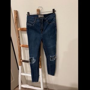 Free People distressed denim